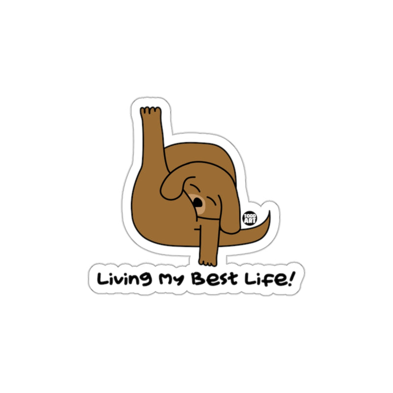 Load image into Gallery viewer, Living My Best Life sticker for everyday fun
