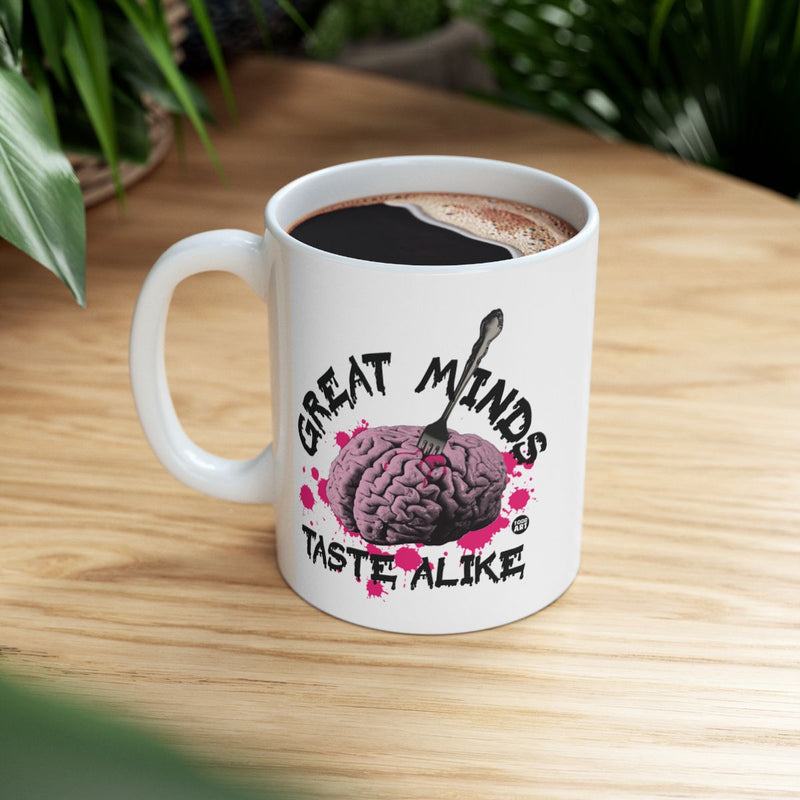 Load image into Gallery viewer, Great Minds Taste Alike Printed Mug Coffee Cup

