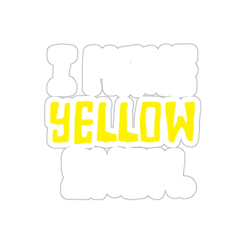 Load image into Gallery viewer, I Make Yellow Snow Design Humorous Sticker
