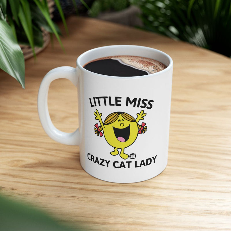 Load image into Gallery viewer, Little Miss Crazy Cat Lady Fun Coffee Mug Product
