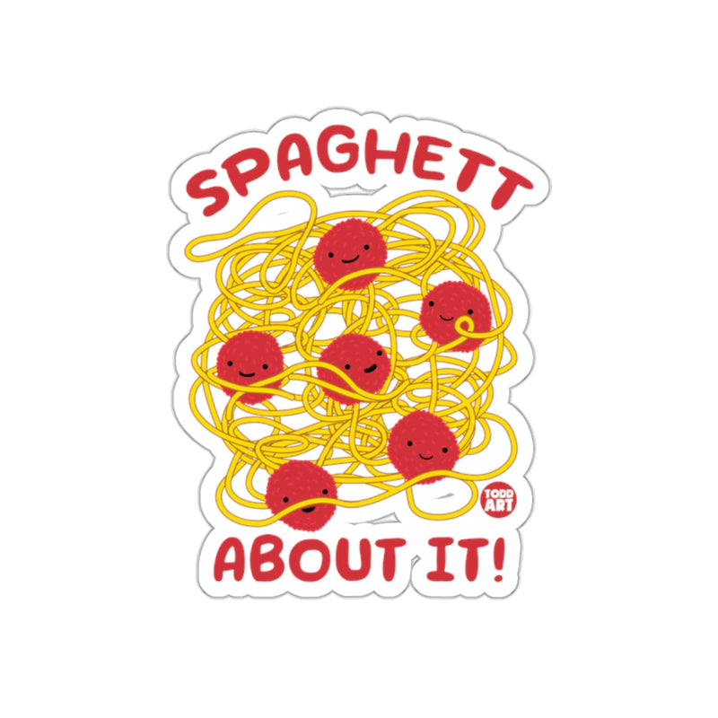Load image into Gallery viewer, Funny Spaghetti and Meatballs Sticker for Food Lovers
