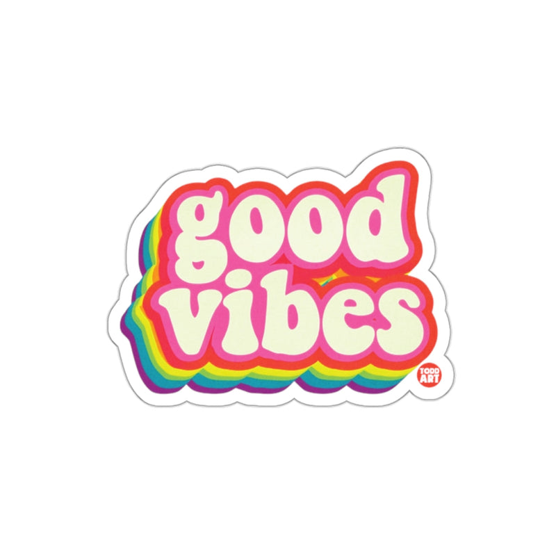 Load image into Gallery viewer, Good Vibes Colorful Graphic Sticker
