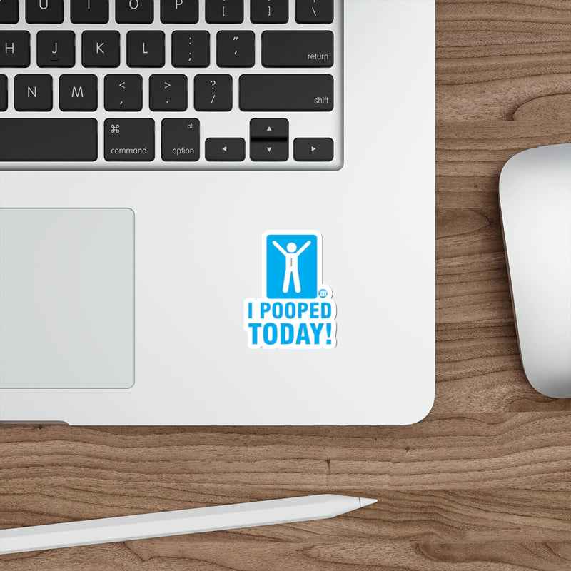 Load image into Gallery viewer, I POOPED TODAY! Humorous Achievement Sticker 
