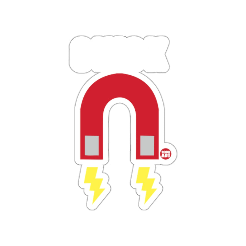 Load image into Gallery viewer, Chuck Magnet with Lightning Bolts Sticker
