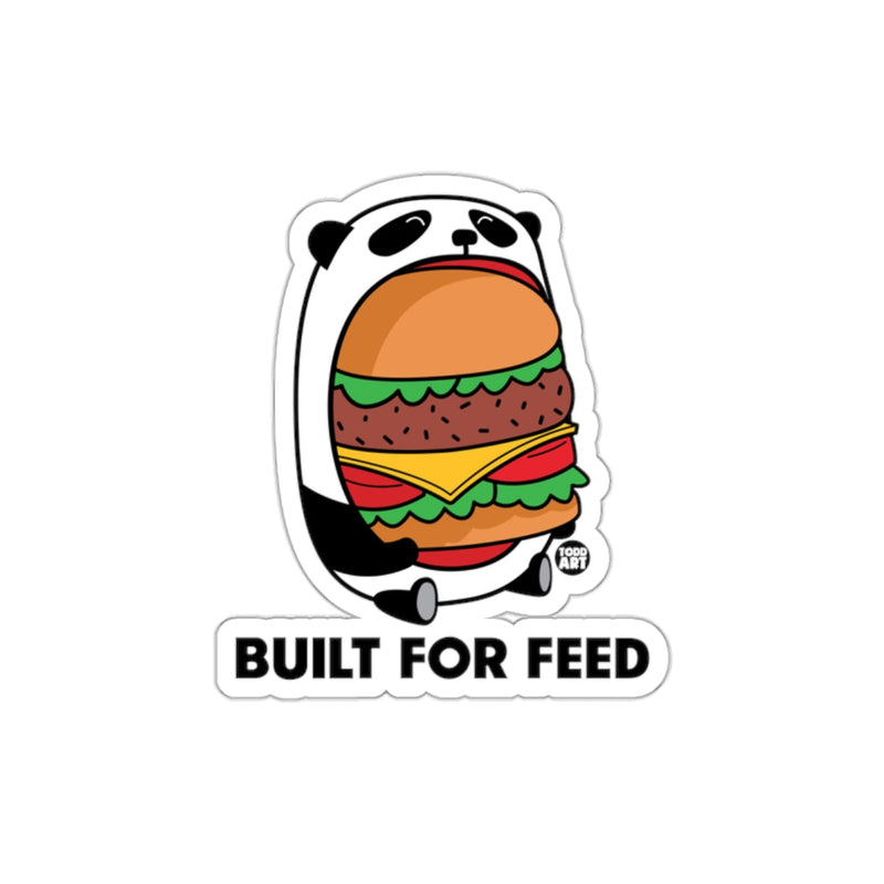 Load image into Gallery viewer, Adorable Panda Burger Built For Feed Sticker
