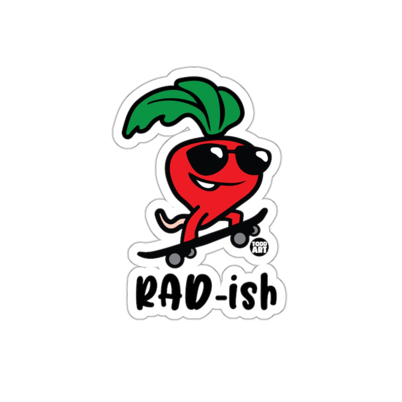 Load image into Gallery viewer, Rad-ish with Sunglasses Skateboarding Sticker
