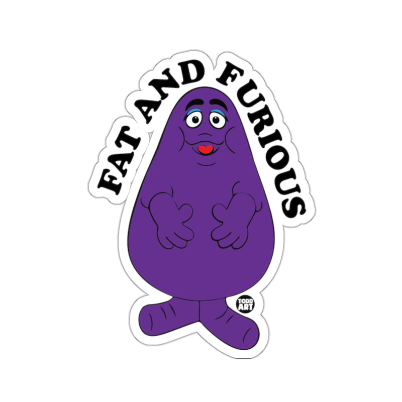 Load image into Gallery viewer, Purple Blob Character Fat And Furious Todd Art 
