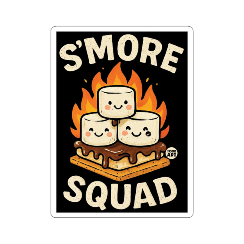 Load image into Gallery viewer, Adorable S'more Squad Graphic Art Sticker
