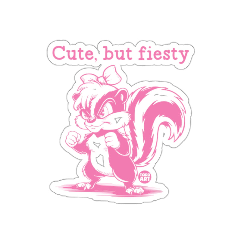 Load image into Gallery viewer, Cute but fiesty skunk sticker for fun decor
