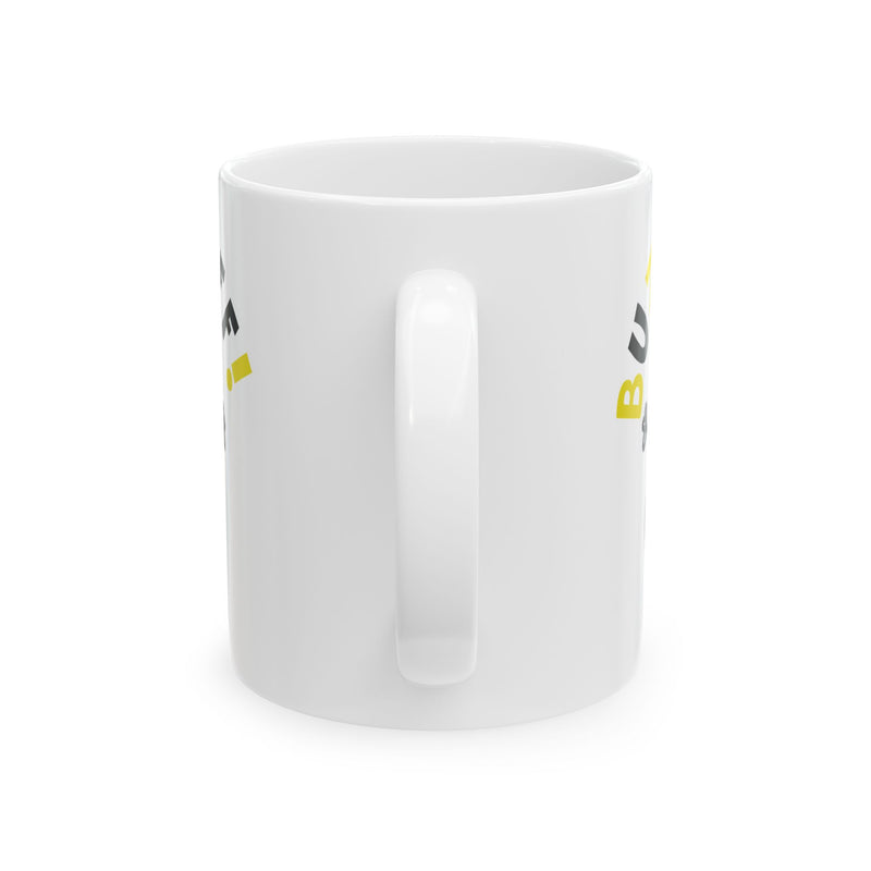 Load image into Gallery viewer, Buzz Off Bee Coffee Mug, Angry Bee Mug
