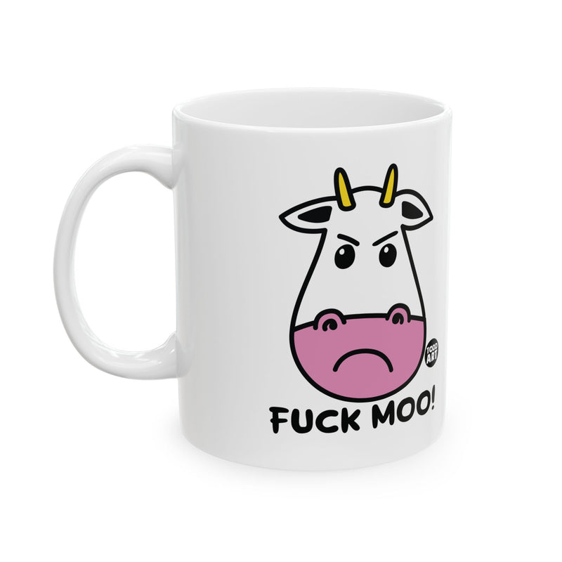 Load image into Gallery viewer, Fuck Moo Mug, Baker Mug Adult Humor
