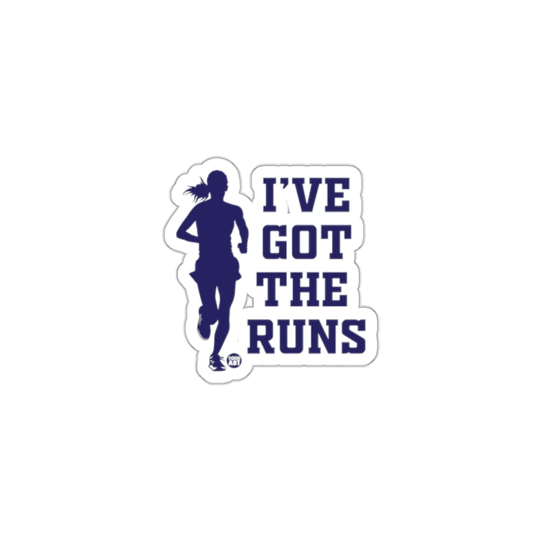 Load image into Gallery viewer, I've Got The Runs Running Sticker Motivational Decor

