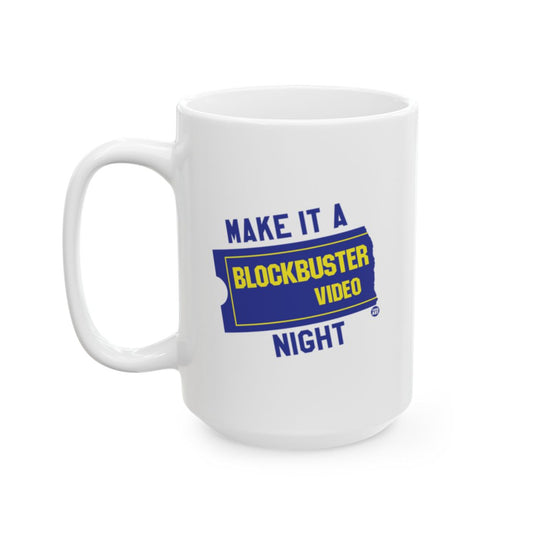 Make It A Blockbuster Video Night mug