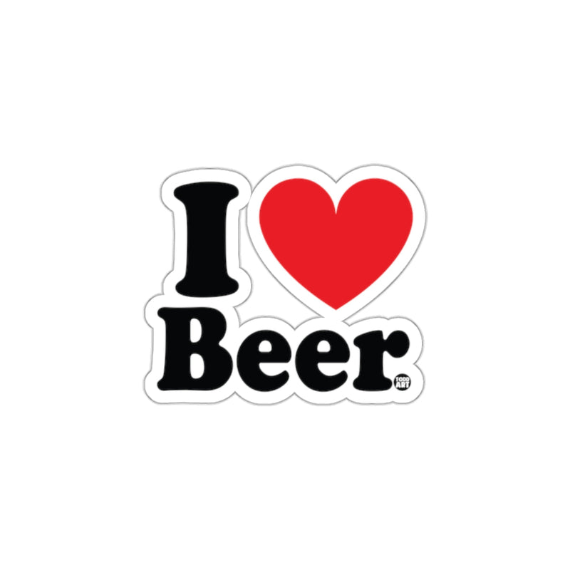 Load image into Gallery viewer, I Love Beer Sticker Perfect for Beer Enthusiasts
