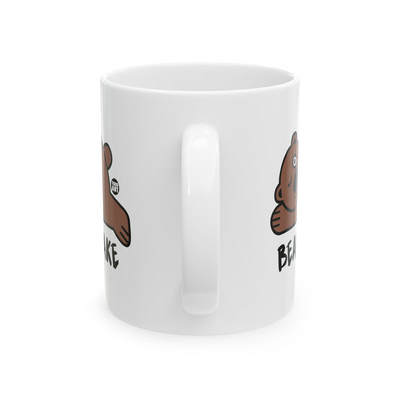 Load image into Gallery viewer, Bearly Awake Mug, Funny Bear Mug, Sleepy Bear Mug
