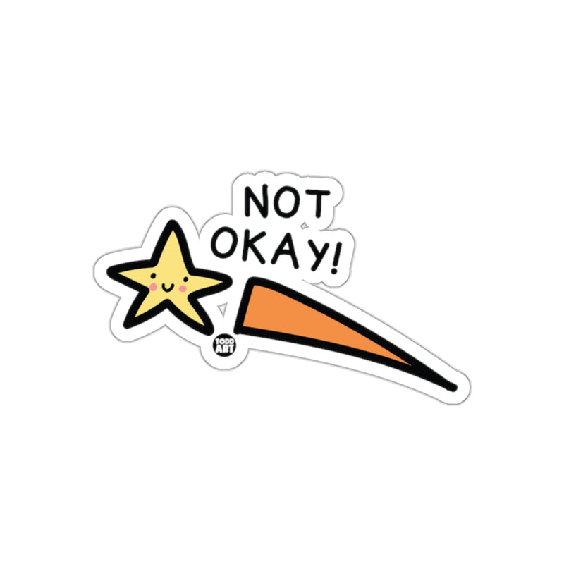Load image into Gallery viewer, NOT OKAY Star Comet Sticker Fun Decoration Todd 
