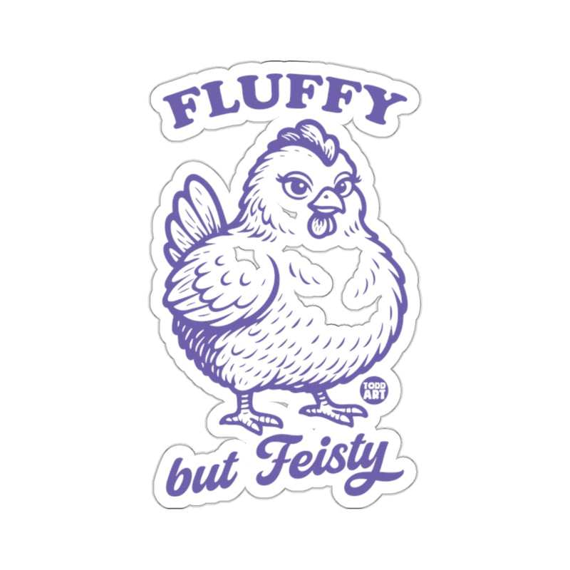 Load image into Gallery viewer, FLUFFY but Feisty chicken graphic 
