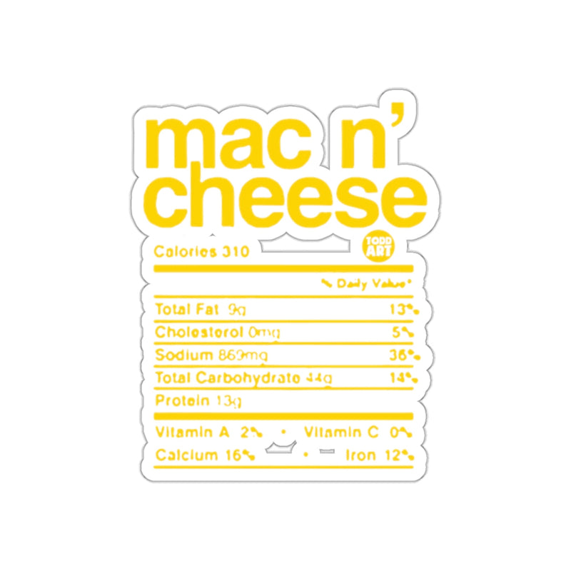 Load image into Gallery viewer, Mac n' cheese nutrition label sticker
