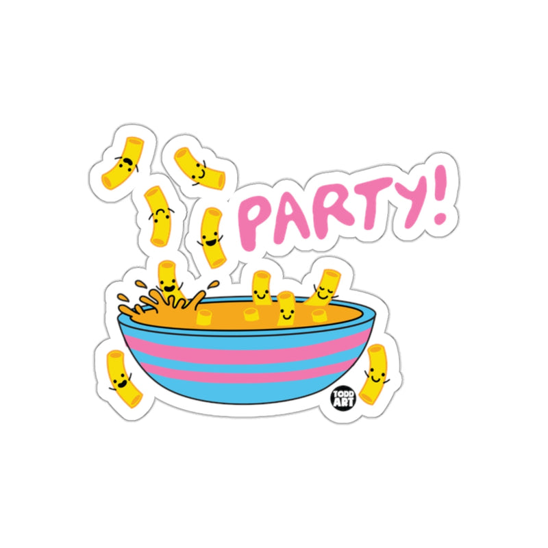 Load image into Gallery viewer, Fun Party Theme Animated Sticker of Macaroni in Bowl
