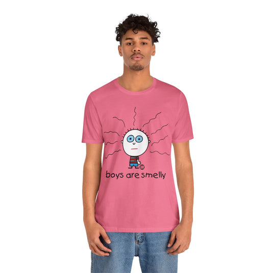 Boys are Smelly T Shirt, Funny Shirt for Her, Ladies Funny Tee, Sarcastic Shirt for Moms, Funny Lesbian Shirt