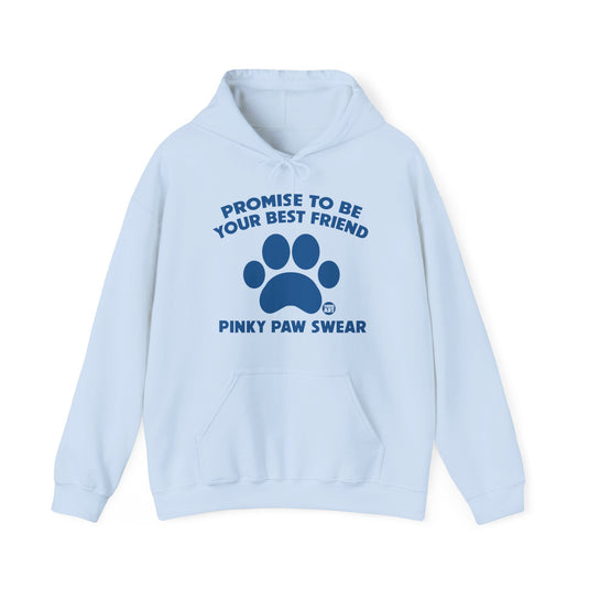 I Promise to Be Your Best Friend Pinky Paw Swear Dog Unisex Heavy Blend Hooded Sweatshirt