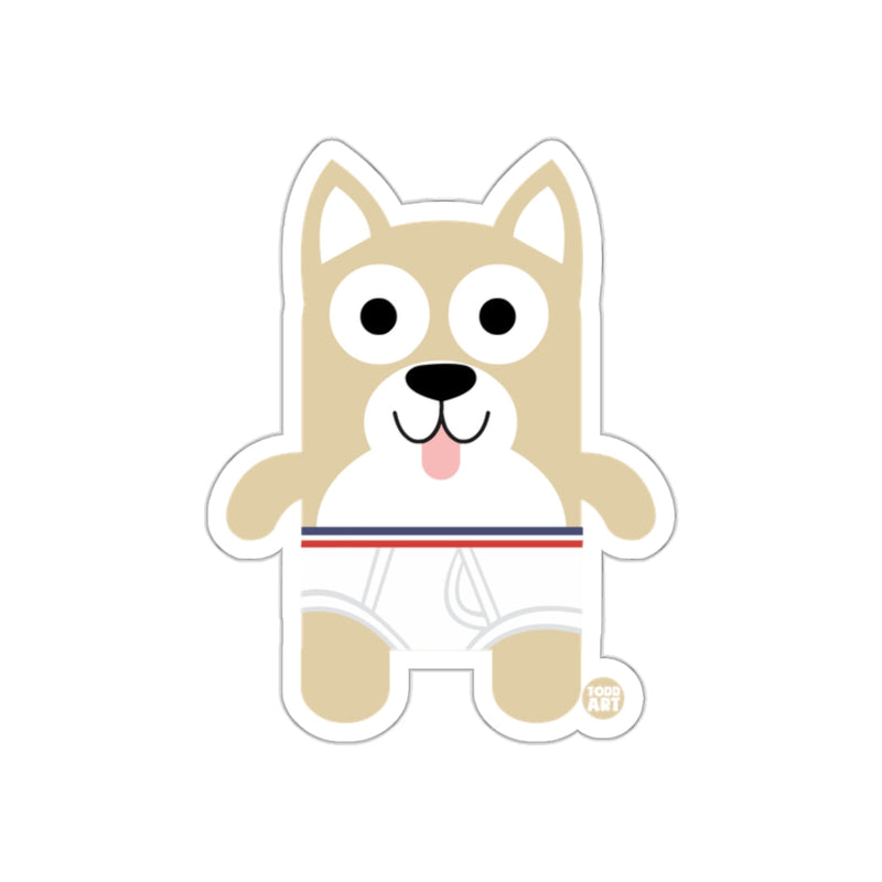 Load image into Gallery viewer, Cute Cartoon Dog with Diaper Sticker Product
