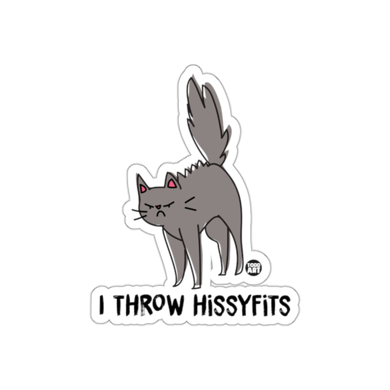 Load image into Gallery viewer, I Throw Hissyfits Grumpy Cat Sticker
