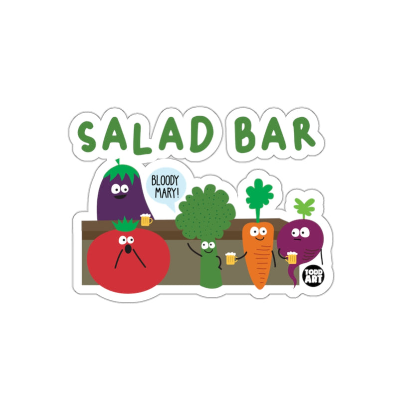 Load image into Gallery viewer, Salad Bar Vegetable Characters Todd Art Sticker
