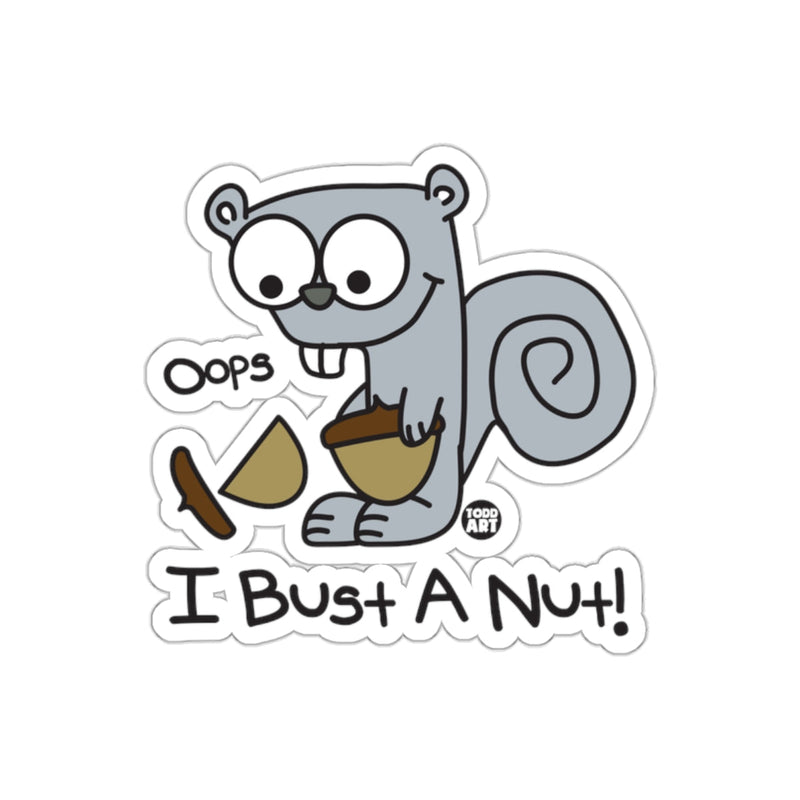Load image into Gallery viewer, Funny Squirrel Exploding Nut Cartoon Animal Design sticker
