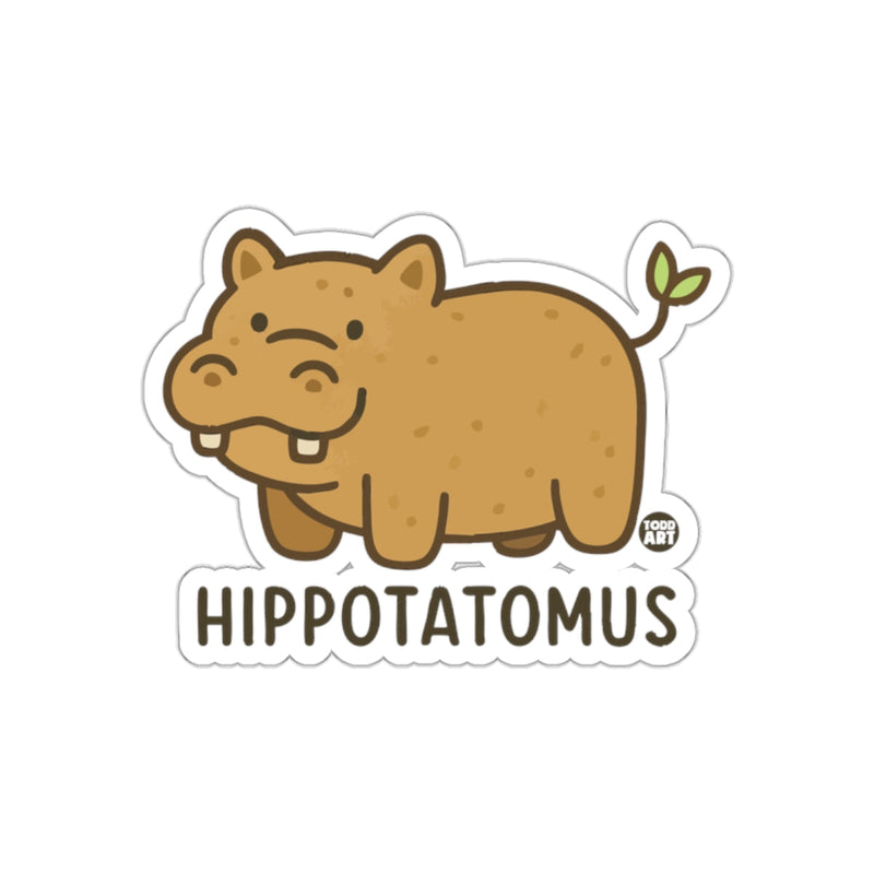 Load image into Gallery viewer, Cute Hippotatomus Cartoon Funny Hippo Sticker
