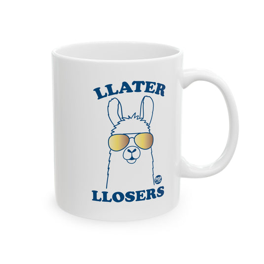 Llater Llosers Llama Mug