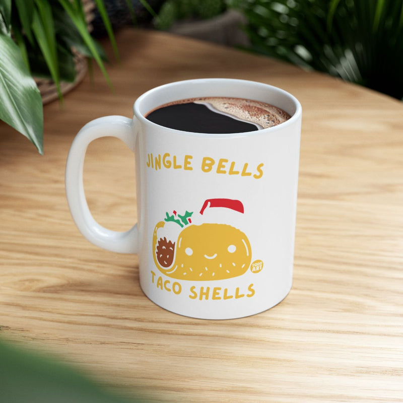Load image into Gallery viewer, Jingle Bells Taco Shells Christmas Ceramic Mug
