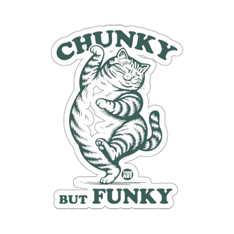 Load image into Gallery viewer, Chunky But Funky Cat Graphic Decal 
