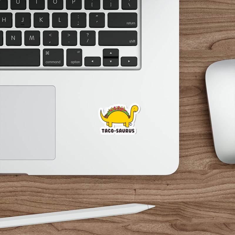 Load image into Gallery viewer, Fun Tacosaurus Dinosaur Design Sticker for Laptops
