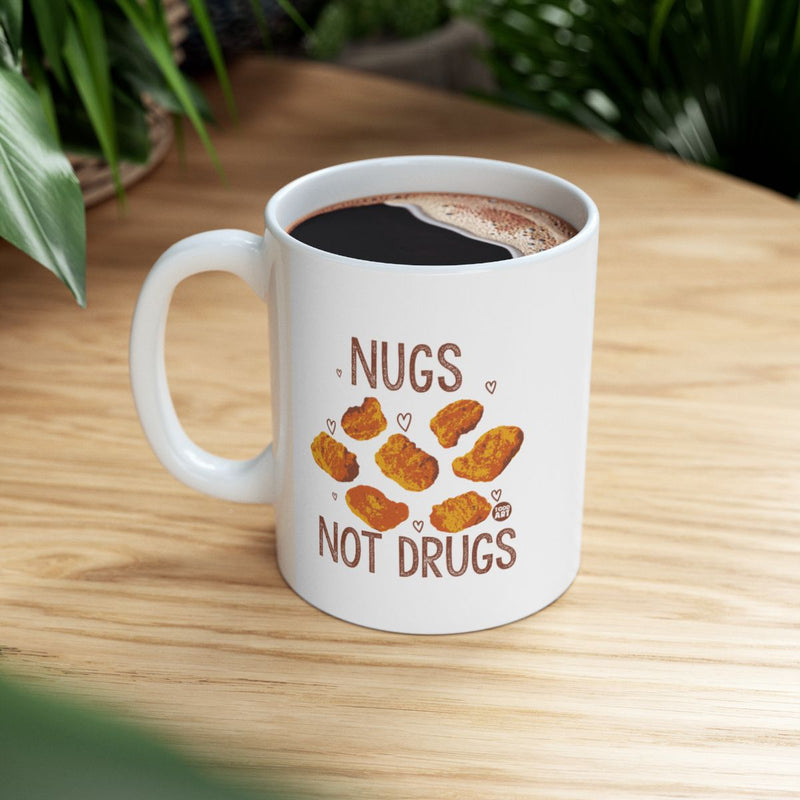 Load image into Gallery viewer, Nugs Not Drugs Funny Chicken Nuggets Coffee Mug
