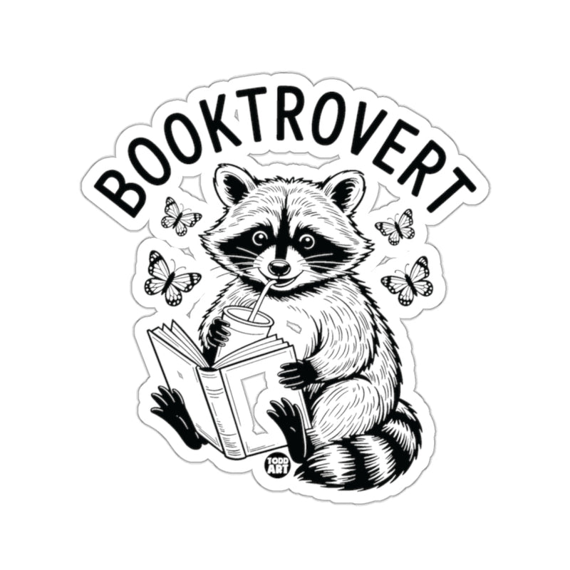 Load image into Gallery viewer, Booktrovert Raccoon Book Beverage Butterflies 
