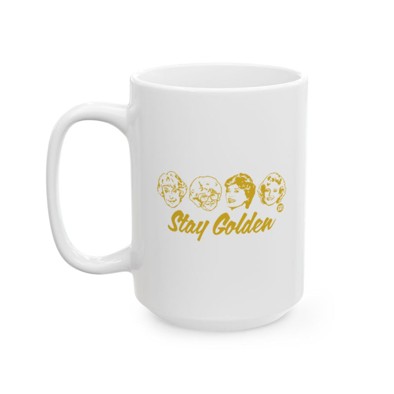 Load image into Gallery viewer, Stay Golden Four Faces Mug Design Perfect Gift Idea
