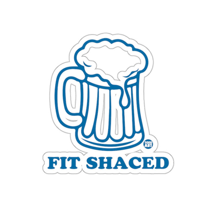 Load image into Gallery viewer, Fit Shaced Sticker Fun Beer Mug Decal
