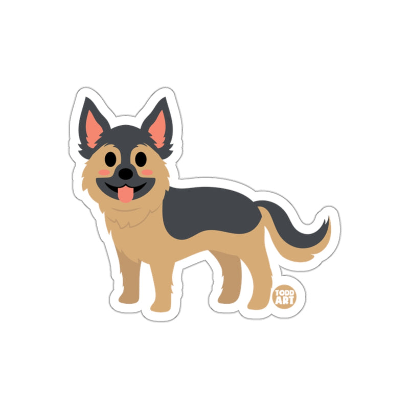 Load image into Gallery viewer, Cute Cartoon German Shepherd Sticker Decal
