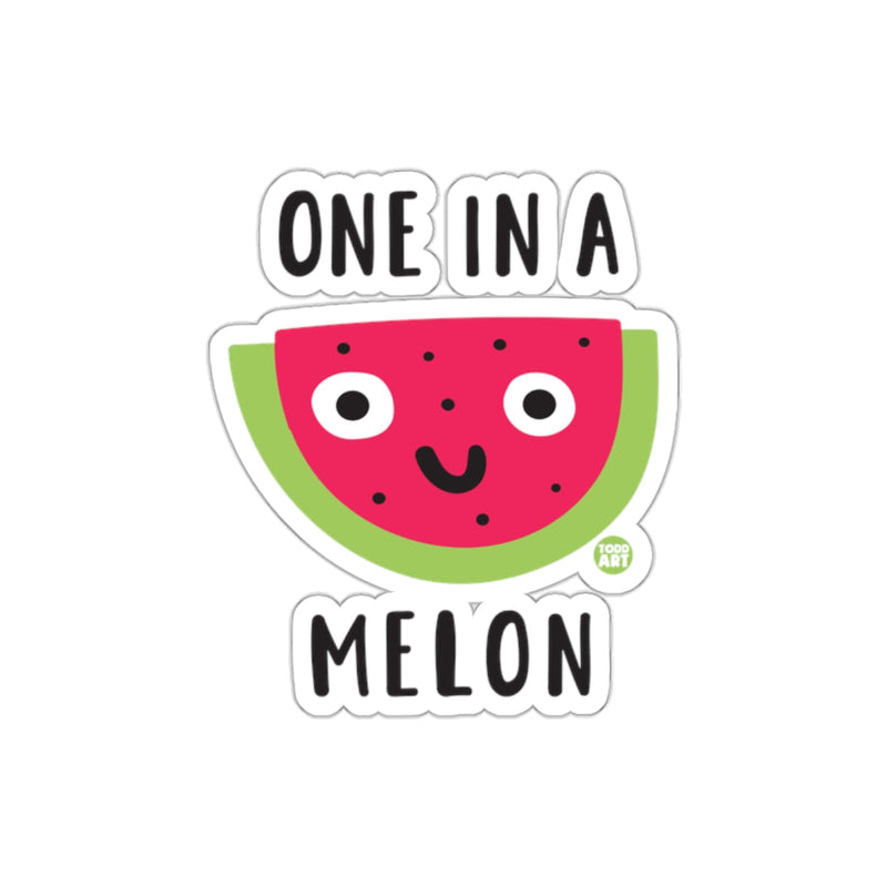Load image into Gallery viewer, One In A Melon Cute Watermelon Face Sticker
