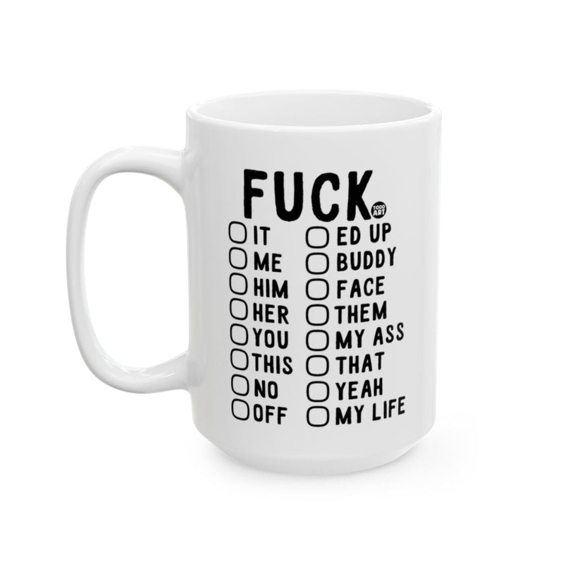 Load image into Gallery viewer, Humorous Checklist Mug for Coffee Tea Lovers
