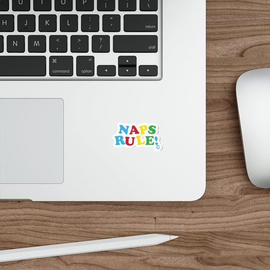 Colorful Naps Rule Graphic Design Sticker product