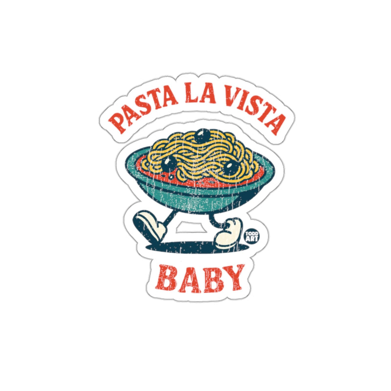 Load image into Gallery viewer, Pasta La Vista Baby Funny Retro Sticker Design
