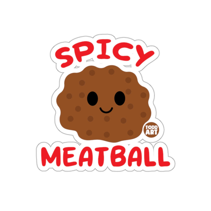 Load image into Gallery viewer, Spicy Meatball Todd Art Cute Food Sticker Product
