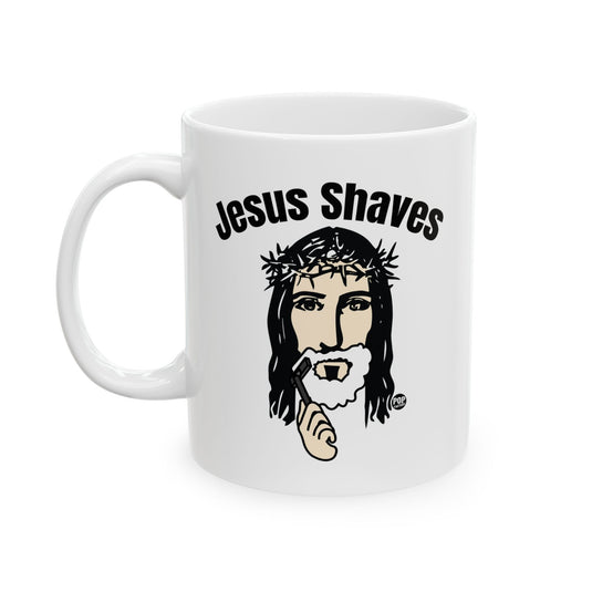 Jesus Shaves Mug