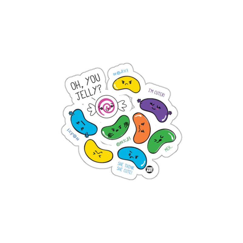 Load image into Gallery viewer, Colorful Cute Jelly Characters Sticker Sheet
