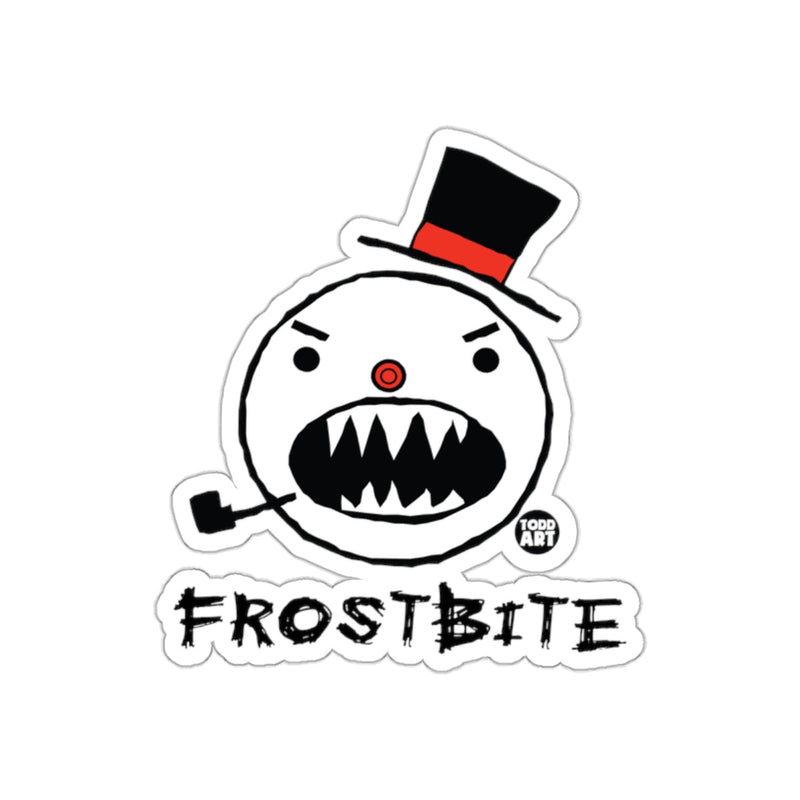 Load image into Gallery viewer, Frostbite Snowman Art Sticker by Todd Art Sticker
