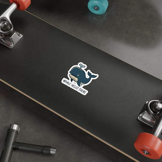 Whale Hello There Whale Sticker for Your Board