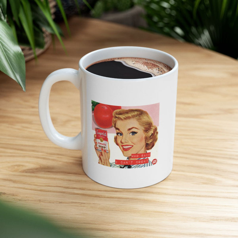 Load image into Gallery viewer, Retro Style Mug with Vintage Advertisement Design
