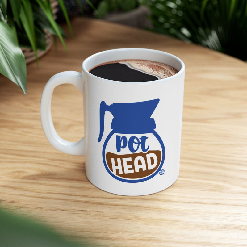 Load image into Gallery viewer, Pot Head Coffee Lover Ceramic Mug for Home or Office
